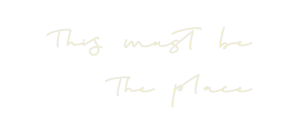 Custom Neon: This must be
...