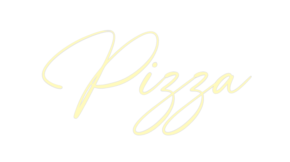 Custom Neon: Pizza