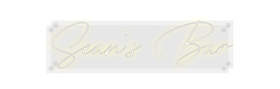 Custom Neon: Sean's Bar