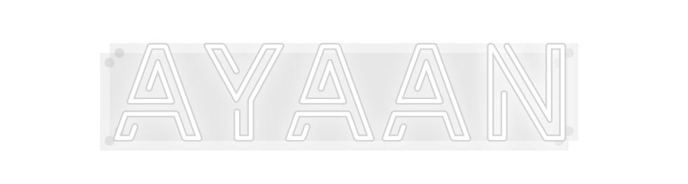 Custom Neon: Ayaan