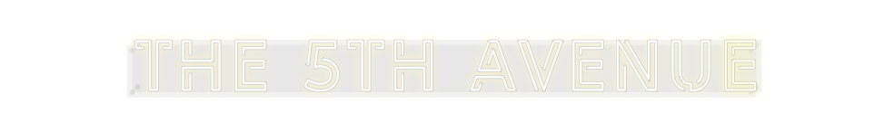 Custom Neon: The 5th Avenue