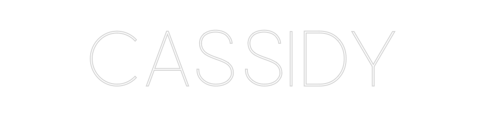Custom Neon: Cassidy