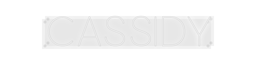 Custom Neon: Cassidy