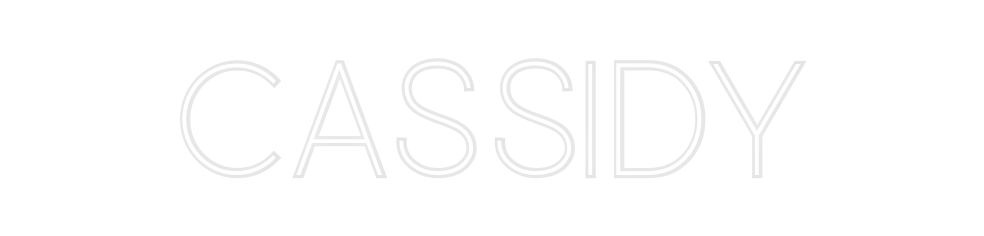 Custom Neon: Cassidy