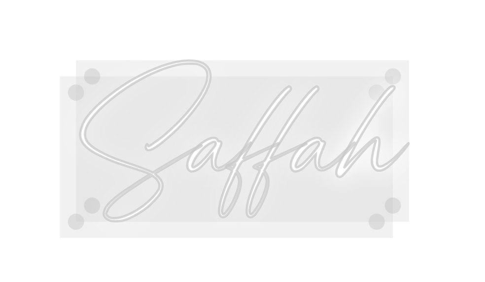 Custom Neon: Saffah