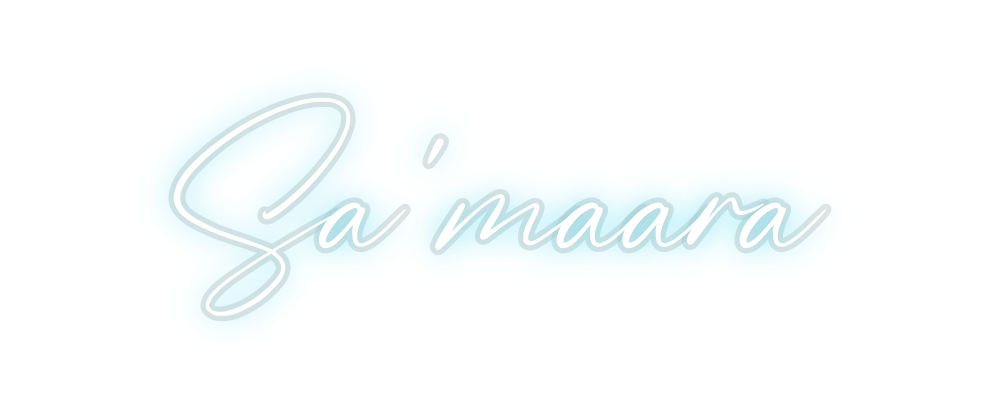 Custom Neon: Sa’maara