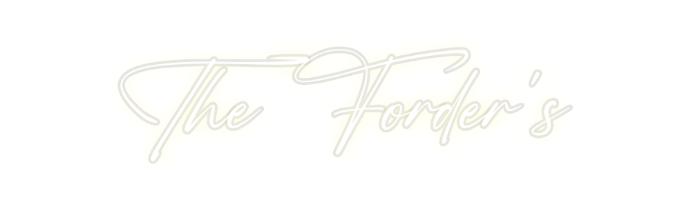 Custom Neon: The Forder’s