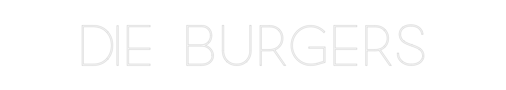 Custom Neon: Die Burgers
