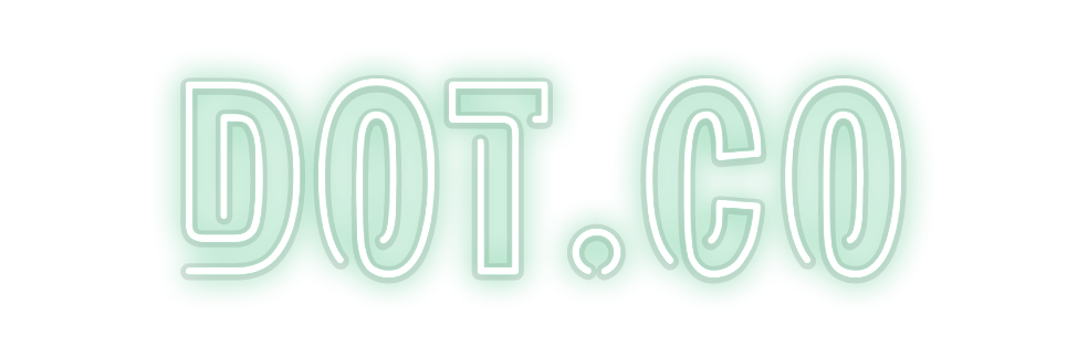 Custom Neon: DOT.CO