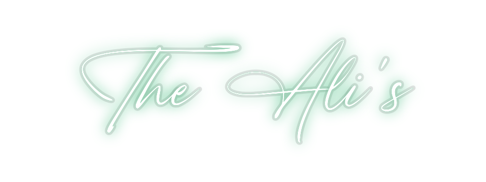 Custom Neon: The Ali’s