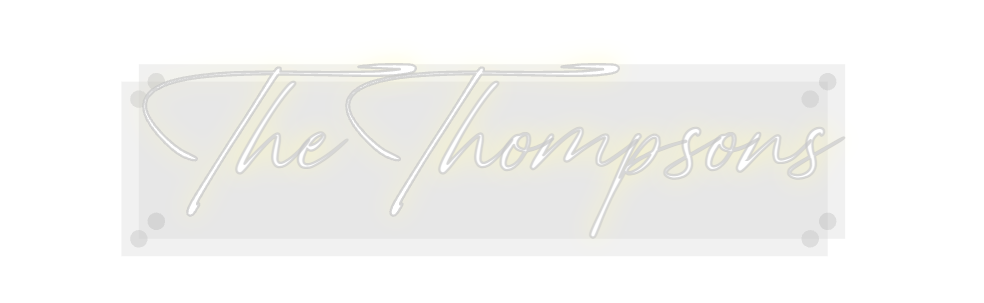 Custom Neon: TheThompsons