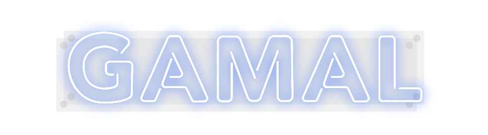 Custom Neon: GAMAL