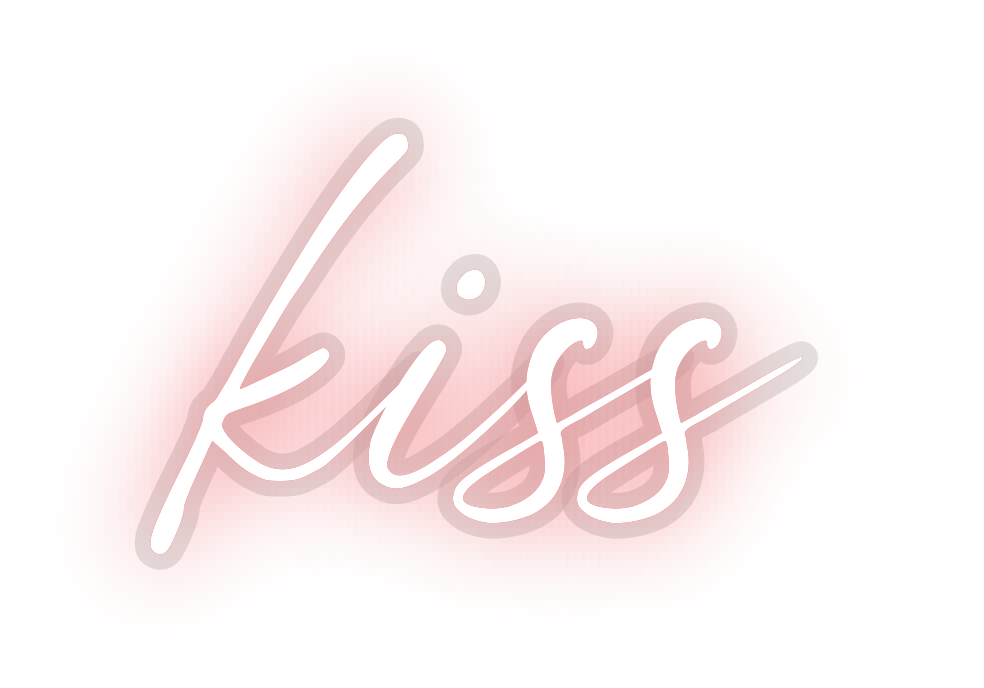 Custom Neon: kiss