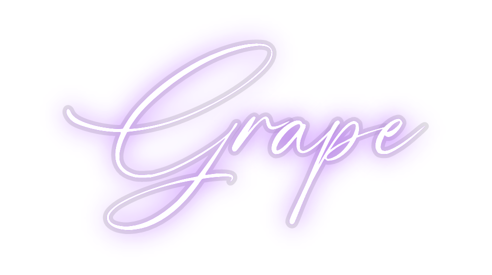 Custom Neon: Grape