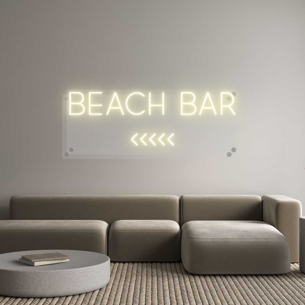 Custom Neon: BEACH BAR
<<...