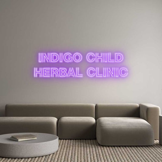 Custom Neon: Indigo Child
...