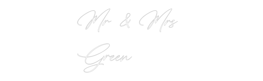 Custom Neon: Mr & Mrs 
Gr...