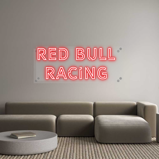 Custom Neon: Red bull 
Ra...