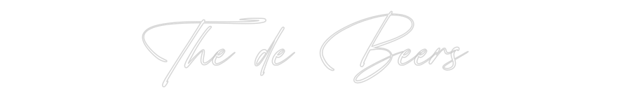 Custom Neon: The de Beers