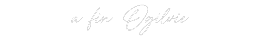 Custom Neon: a fin Ogilvie