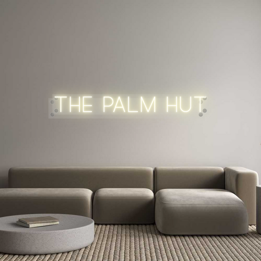 Custom Neon: The Palm Hut