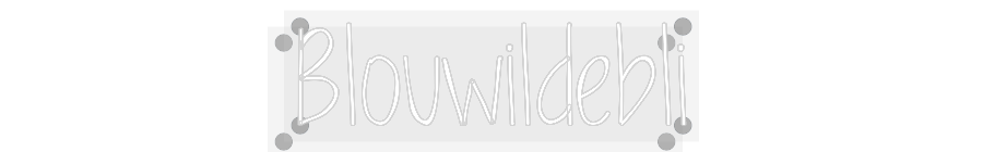 Custom Neon: Blouwildebli