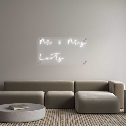 Custom Neon: Mr & Mrs
Loo...
