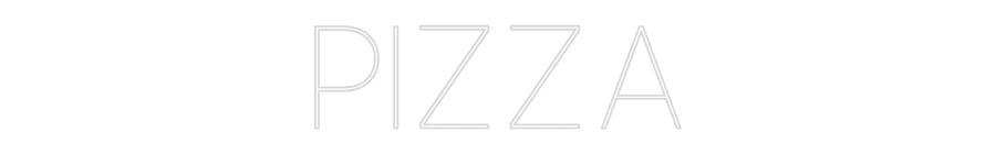 Custom Neon: Pizza