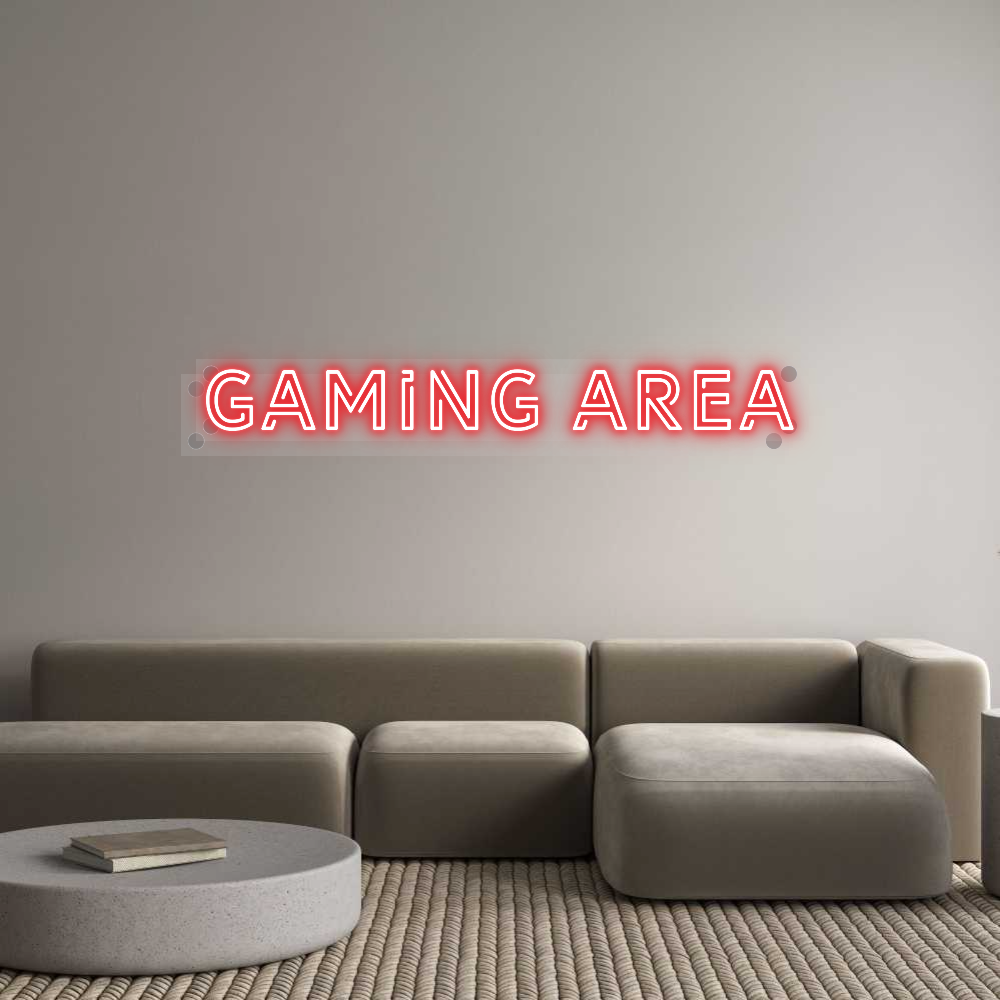 Custom Neon: Gaming area