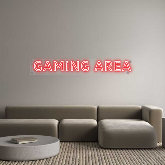 Custom Neon: Gaming area