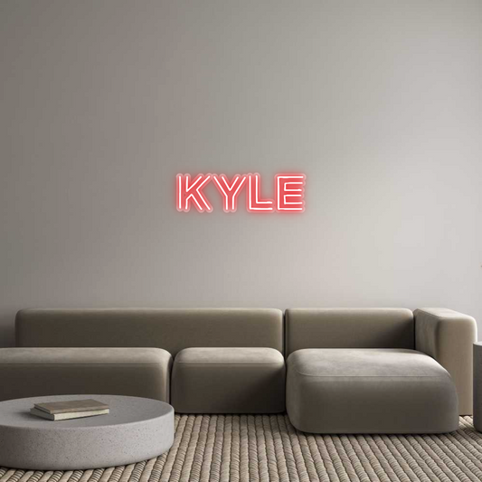 Custom Neon: KYLE