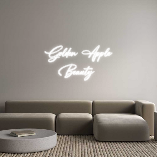 Custom Neon: Golden Apple
...