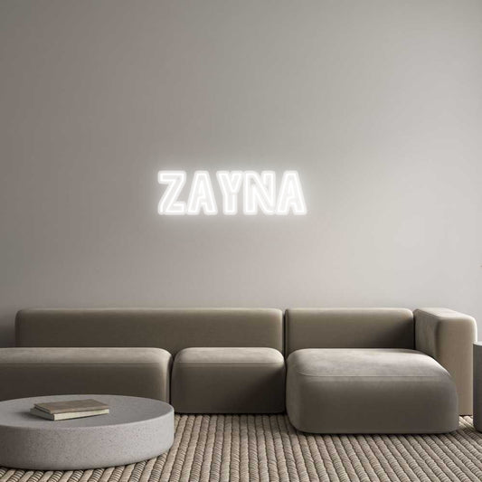 Custom Neon: Zayna