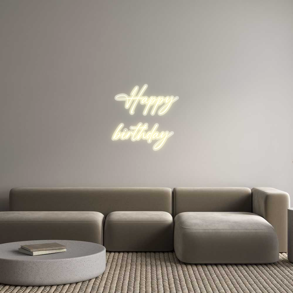 Custom Neon: Happy
birthd...