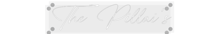 Custom Neon: The Pillai’s