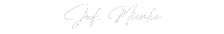 Custom Neon: Juf. Mienke