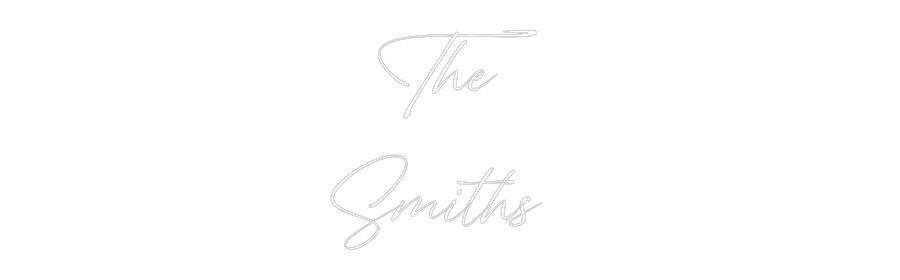 Custom Neon: The 
Smiths