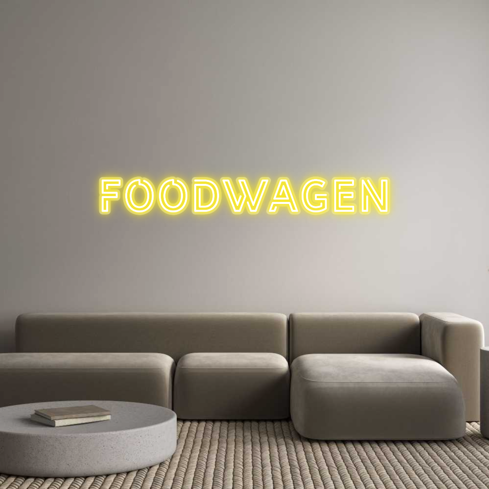 Custom Neon: Foodwagen