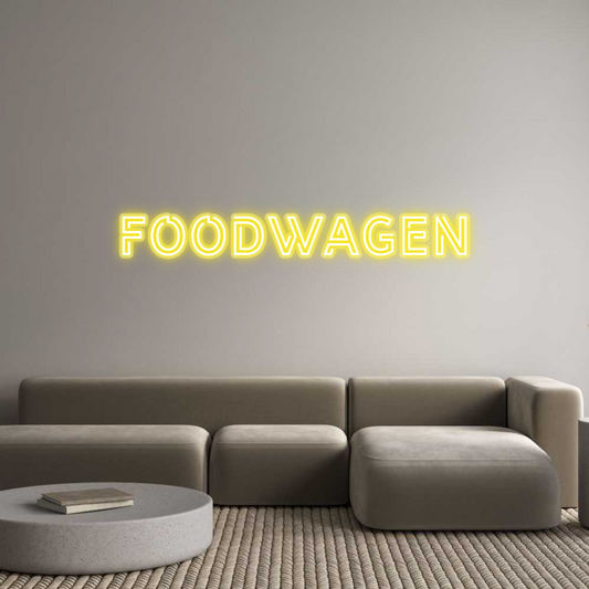 Custom Neon: Foodwagen
