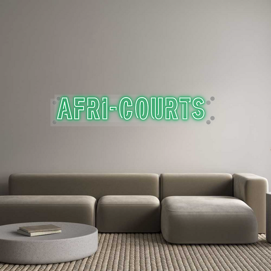 Custom Neon: Afri-Courts