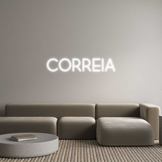 Custom Neon: CORREIA