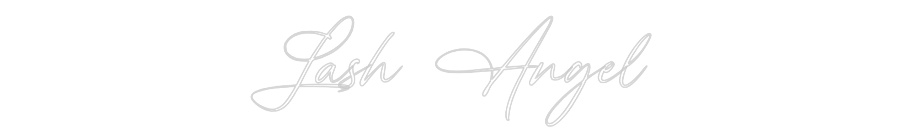 Custom Neon: Lash Angel