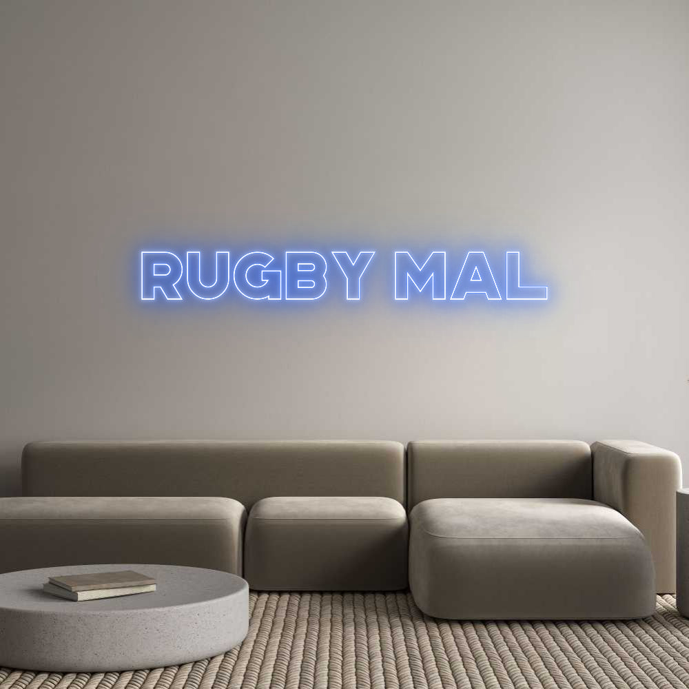 Custom Neon: Rugby Mal