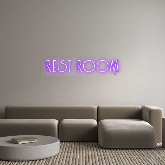 Custom Neon: Rest Room
