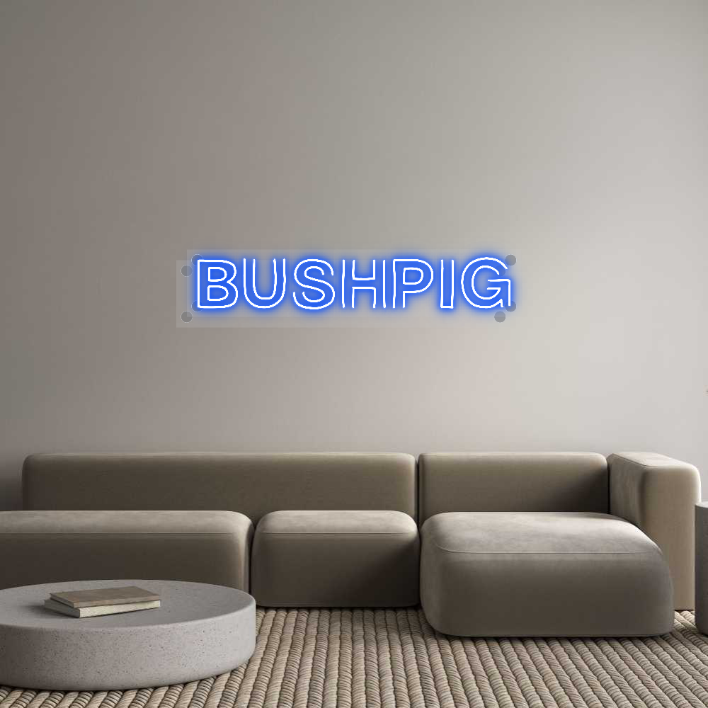 Custom Neon: Bushpig