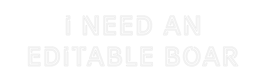 Custom Neon: I need an
ed...