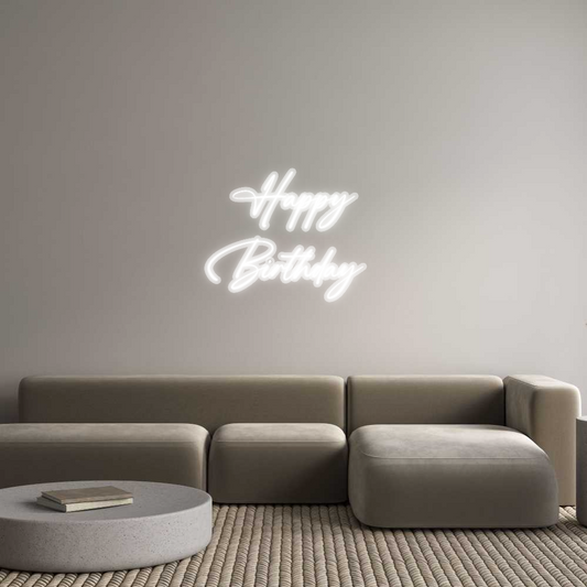 Custom Neon: Happy
Birthd...