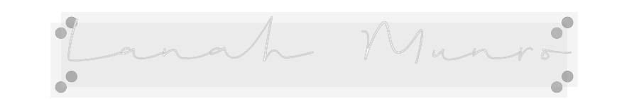 Custom Neon: Lanah Munro