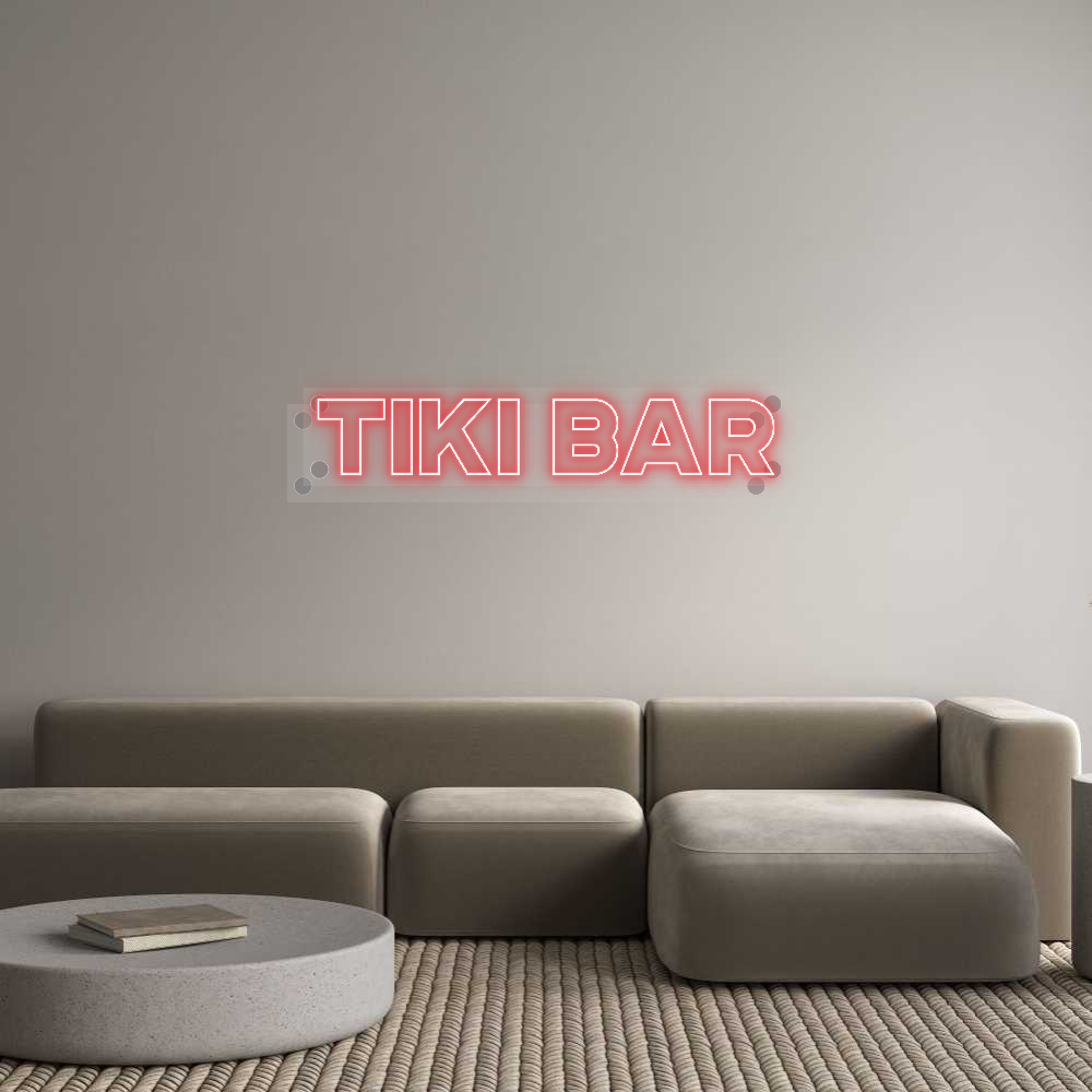 Custom Neon: Tiki Bar