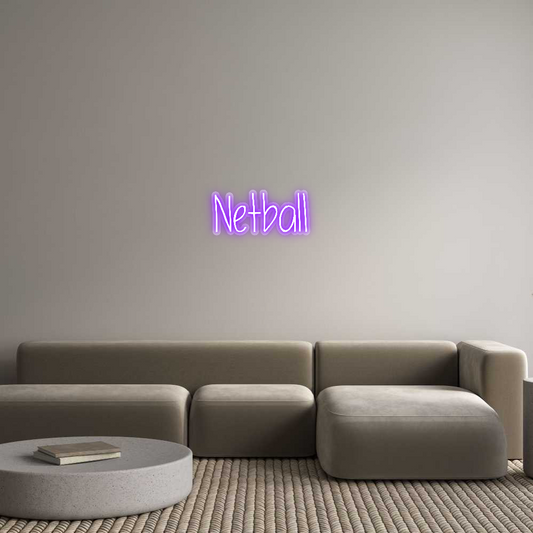 Custom Neon: Netball